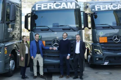 FERCAM: 50 new Actros trucks, powered by Eni’s HVO